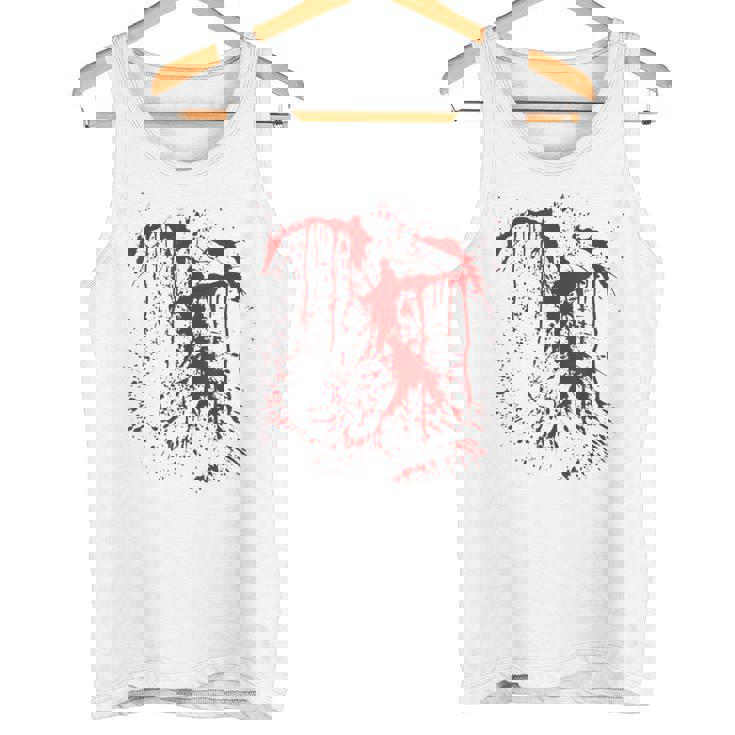 血まみれの傷 ハロウィンコスチューム 血はね けが ゾンビ タンクトップ