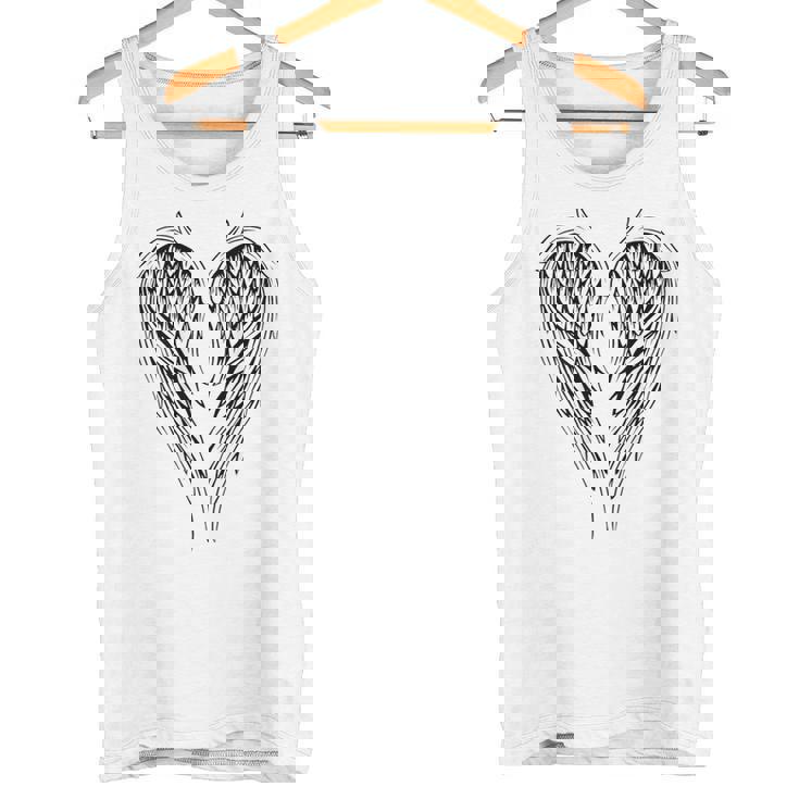 裏側の天使の羽 タンクトップ