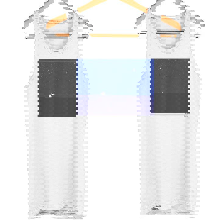 詩とメルヘン 葉祥明 真夜中 タンクトップ