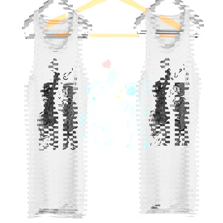 誕生日ボーイ、カメラマン、スピーカーマン、スキビディトイレ タンクトップ