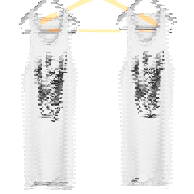 超かわいいチワワ フォトリアリスティック描画スタイル タンクトップ