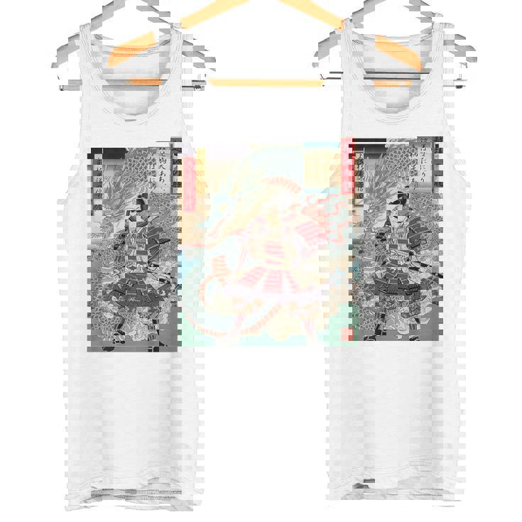 越後の龍 上杉謙信 長尾景虎 毘沙門天 軍神 バックプリント タンクトップ
