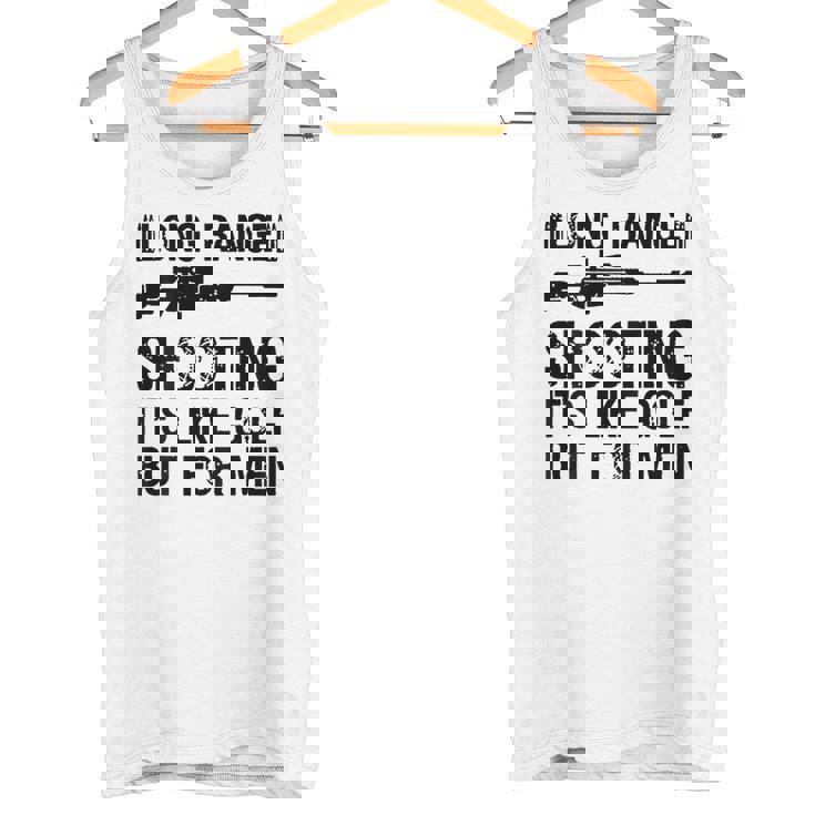 長距離射撃 It's Like Golf But For 背面 タンクトップ