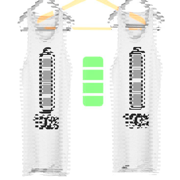 電池 100 フルバッテリー タンクトップ