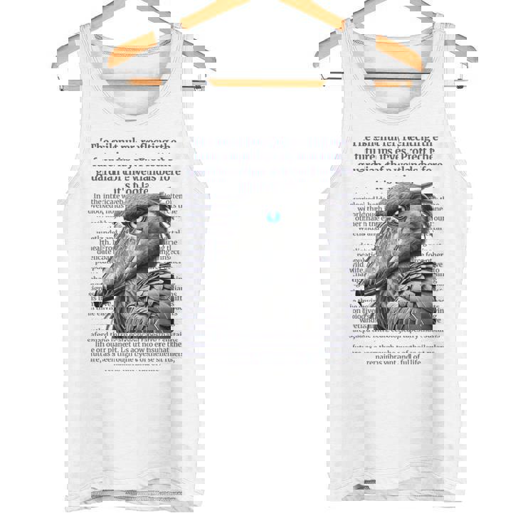 静かなる統治者 – ハシビロコウと湿地の守護 長袖tシャツ タンクトップ