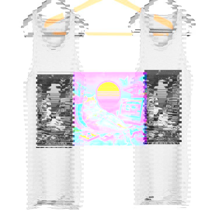 面白いtシャツ 猫 ゲーム ネコ ゲーマー メンズ 猫好き グッズ かわいい おもしろ 面白い 服 ネタ 長袖tシャツ タンクトップ