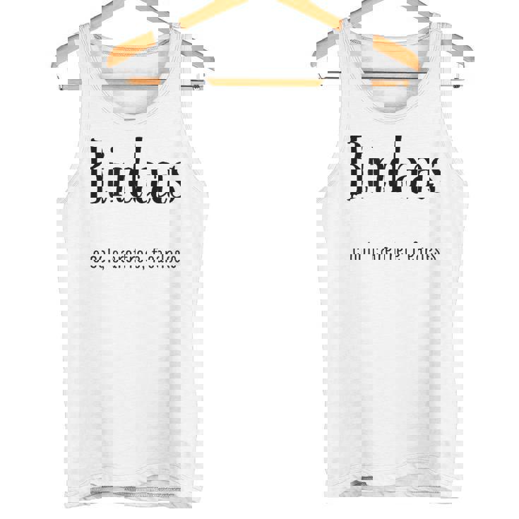 面白いインドの「Bindaas」 タンクトップ