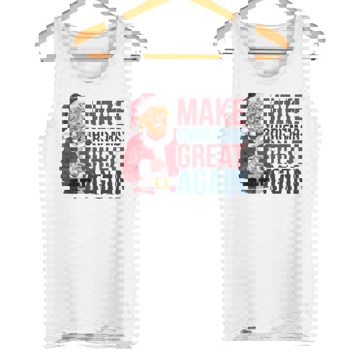 面白いクリスマスグレートアゲイントランプサンタファンusaホリデー 2024 タンクトップ