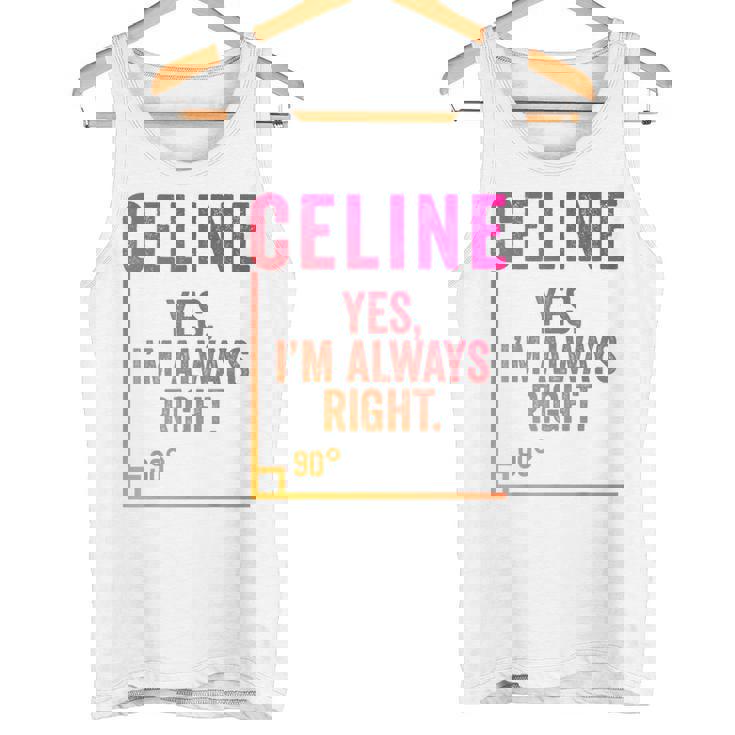 面白いセリーヌ 面白いセリーヌ 名前 誕生日シャツ ギフト タンクトップ