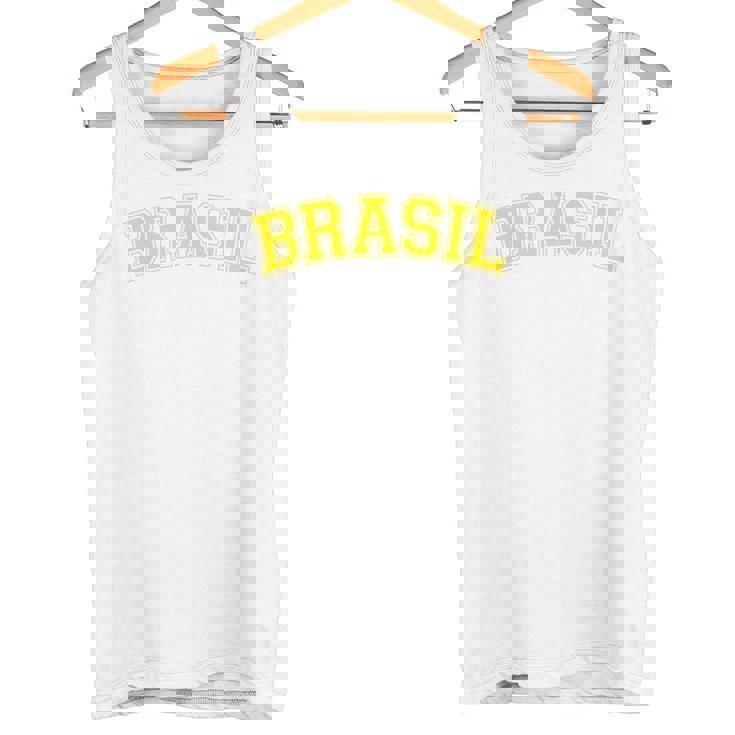 面白いブラジルシャツ ブラジルグリーンフラッグ タンクトップ