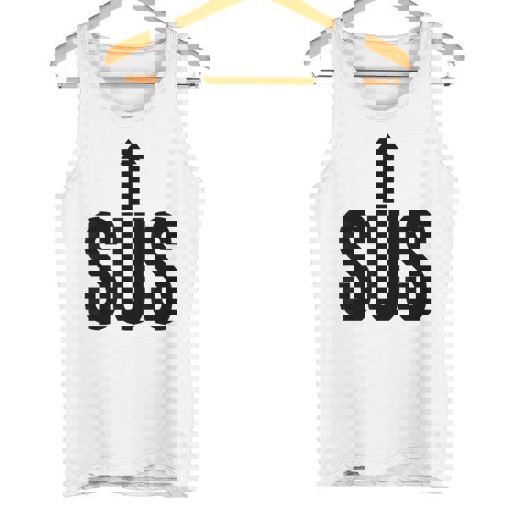 面白い不審者は面白いいたずら者は遊び心のある引用 タンクトップ