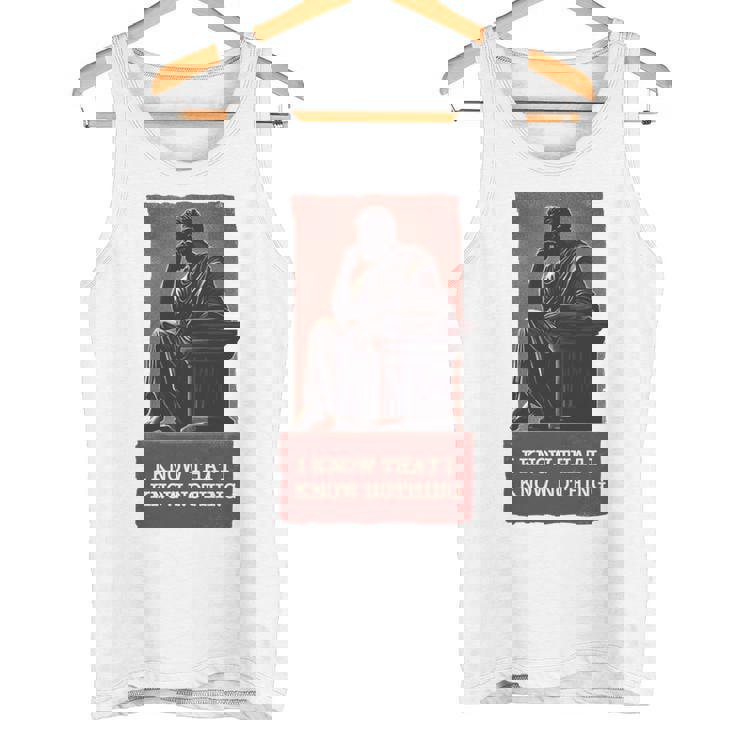 面白い哲学ギフト 哲学者のためのギリシャ語の引用 長袖tシャツ タンクトップ