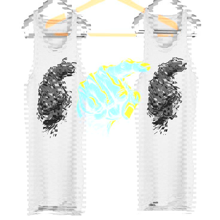 面白い手のデザイン タンクトップ