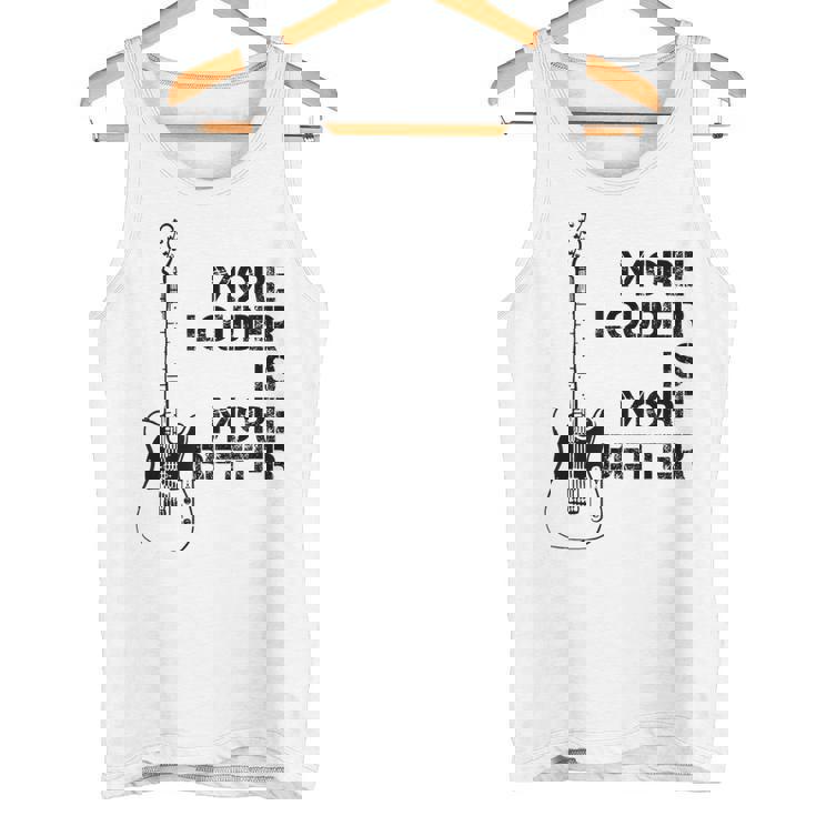 音量が大きいほど良い タンクトップ