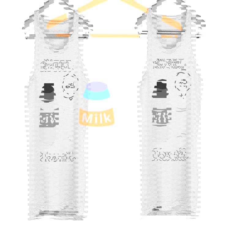 飲んでます。 I Love Milk 牛乳 ミルク びん ボトル カップ 健康 の イラスト 長袖tシャツ タンクトップ