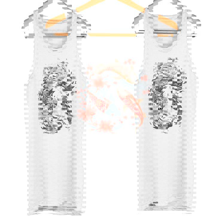 鯉 桜 長袖tシャツ タンクトップ