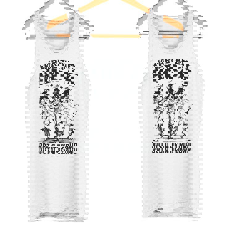 黒のカウガールウエスタンカントリーロデオライニングブーツグランド タンクトップ