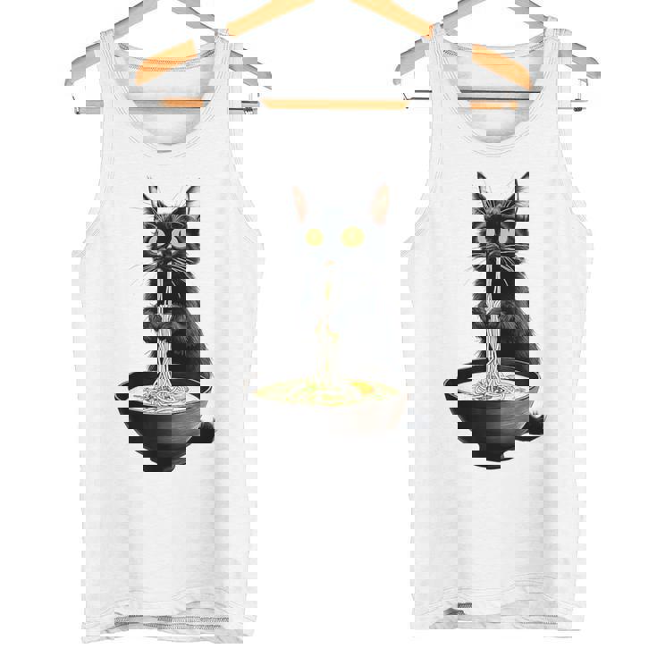 黒猫 ラーメン 麺 和食 タンクトップ