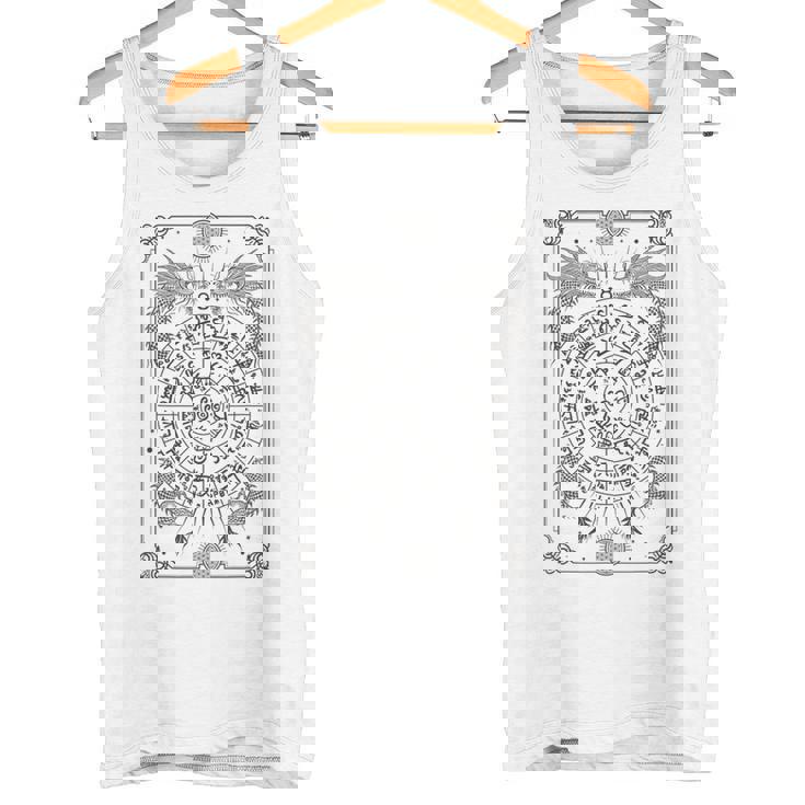 龍体文字フトマニ図 タロット 幸運 タンクトップ