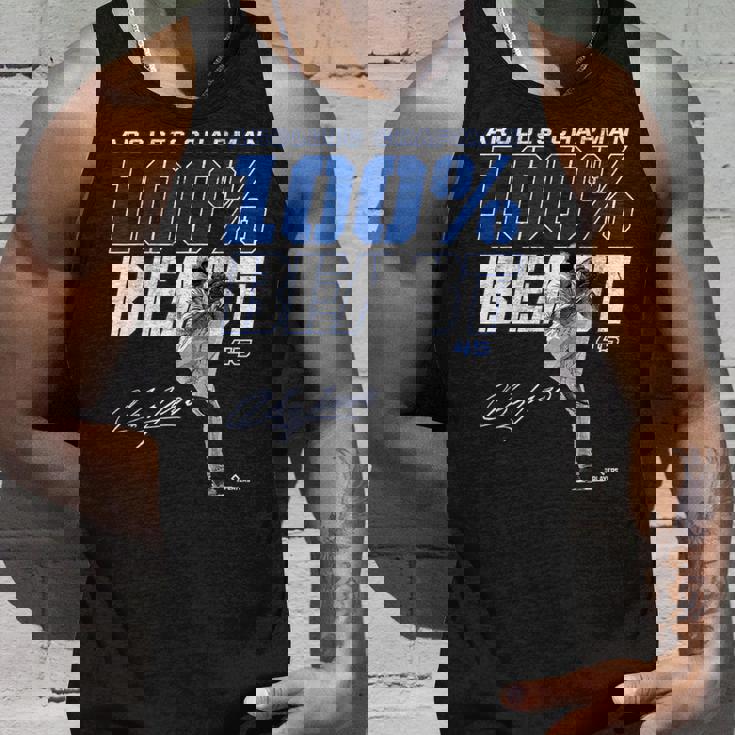 100 Beast Aroldis Chapman Texas Mlbpa タンクトップ 彼への贈り物