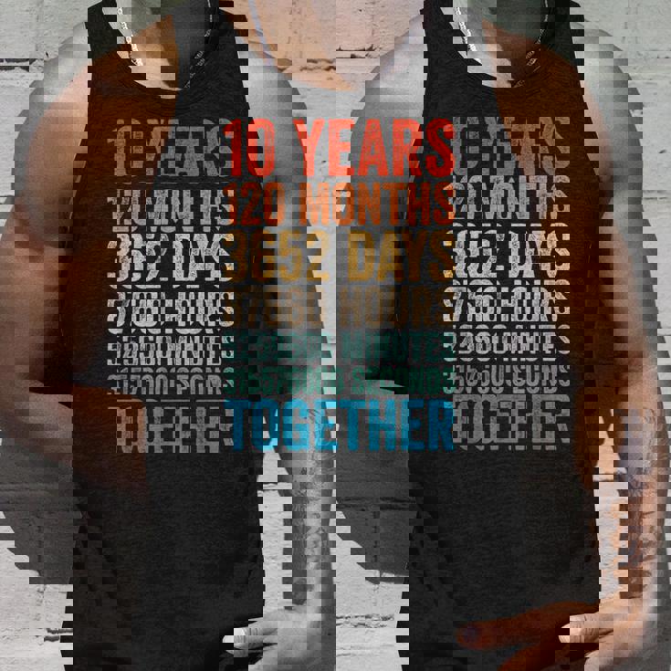 10年目の記念日 彼 彼女 カップル 10回目の結婚 タンクトップ 彼への贈り物
