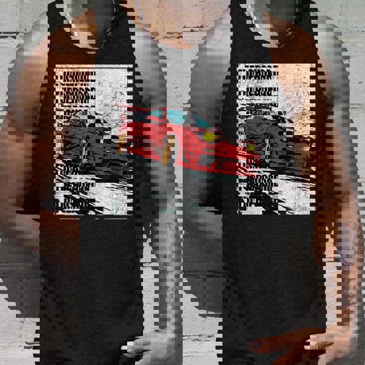 180Sx ドリフト アニマルスタイル クール アニメ イニシャル D レースカー13 タンクトップ 彼への贈り物