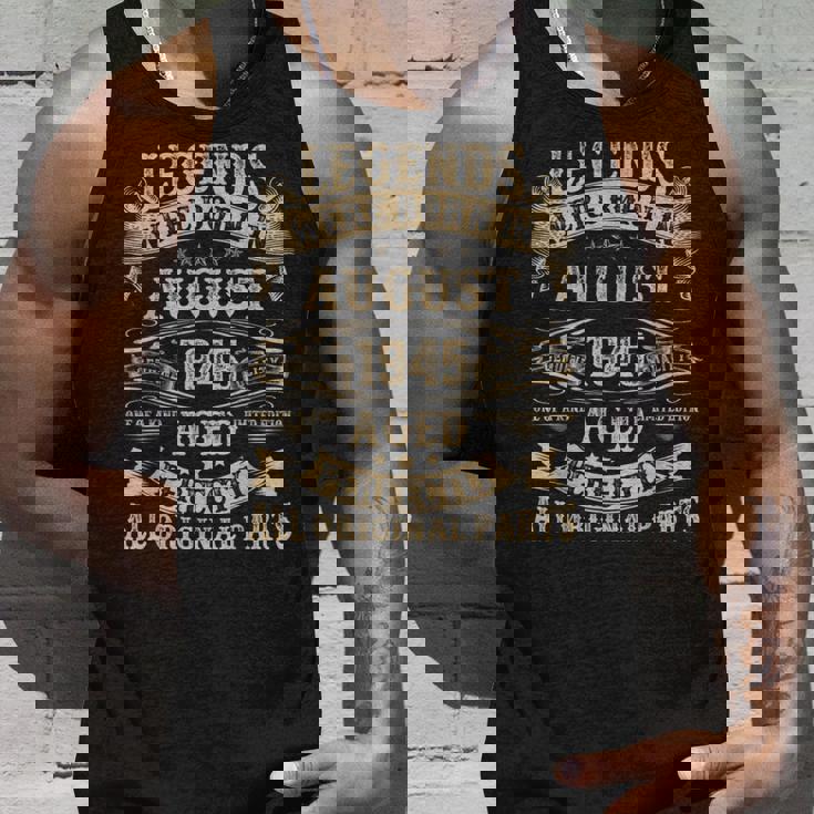 1945年8月 80歳 誕生日プレゼント 男性 80歳の誕生日 タンクトップ 彼への贈り物