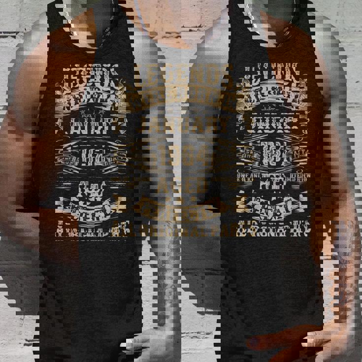 1964年1月 61歳の誕生日プレゼント 男性 61歳の誕生日 タンクトップ 彼への贈り物