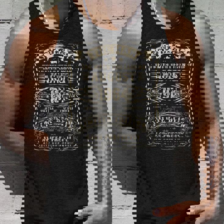 1964年8月 男の伝説 60歳の男性向けギフト タンクトップ 彼への贈り物