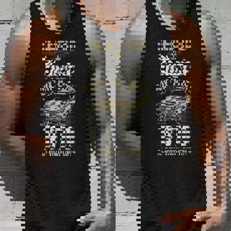 1970年生まれ、55歳の誕生日、クラシックカー タンクトップ 彼への贈り物