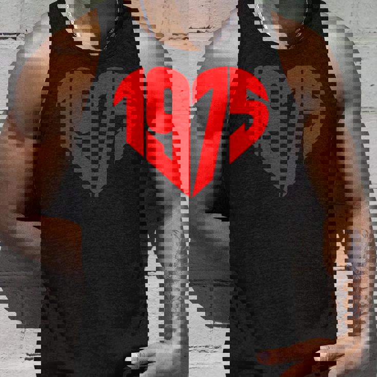 1975 ハート ヴィンテージ 1975年製 ハート型 愛 50歳の誕生日に タンクトップ 彼への贈り物