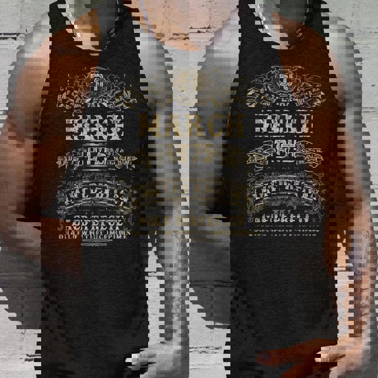 1975年3月 50歳の誕生日プレゼント 男性 50歳 誕生日 タンクトップ 彼への贈り物