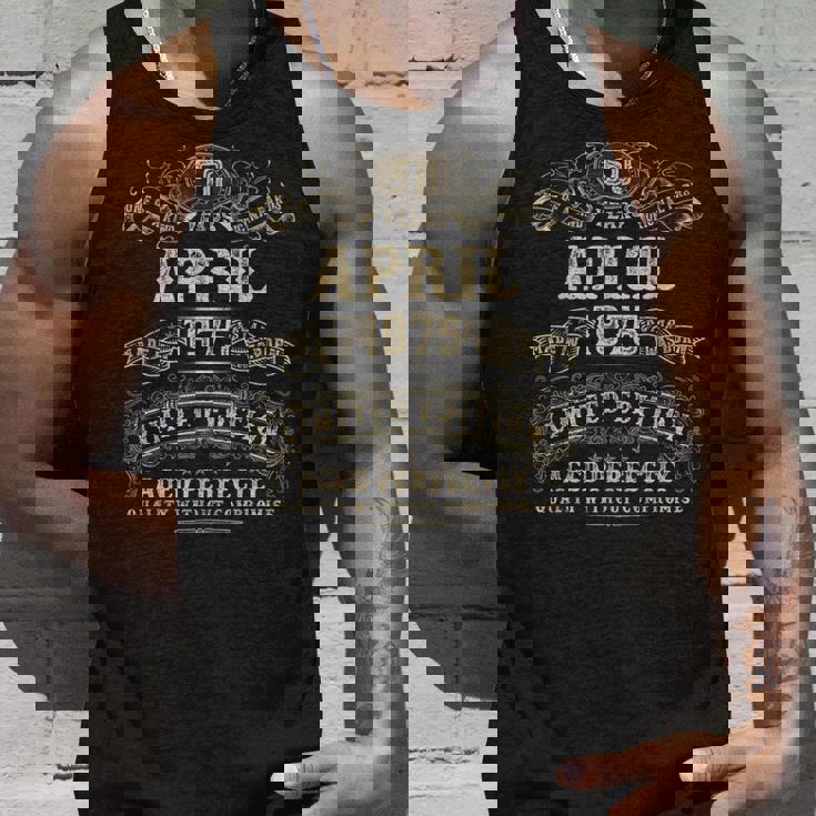 1975年4月 50歳の誕生日プレゼント 男性 50歳 誕生日 タンクトップ 彼への贈り物