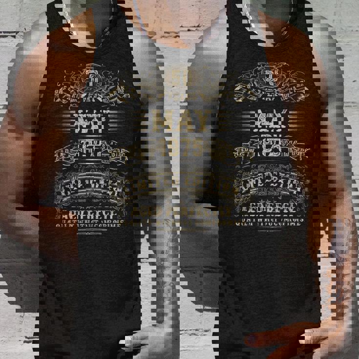 1975年5月 50歳 誕生日プレゼント 男性 50歳 誕生日 タンクトップ 彼への贈り物