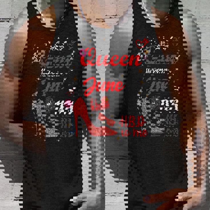 1976年6月 誕生日 この女王は1976年6月に生まれました タンクトップ 彼への贈り物