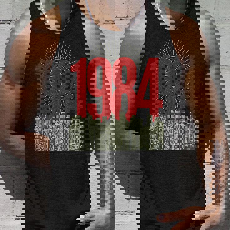 1984 文学 クラシック ブックテーマ ヴィンテージ タンクトップ 彼への贈り物