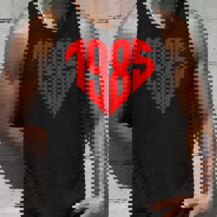 1985 ハート型 ヴィンテージ 1985 ハート型 ラブ 40歳の誕生日に タンクトップ 彼への贈り物