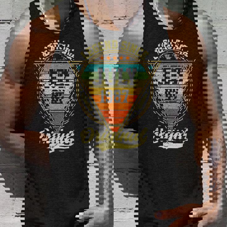 1987年7月からのヴィンテージ38歳の誕生日レジェンド タンクトップ 彼への贈り物