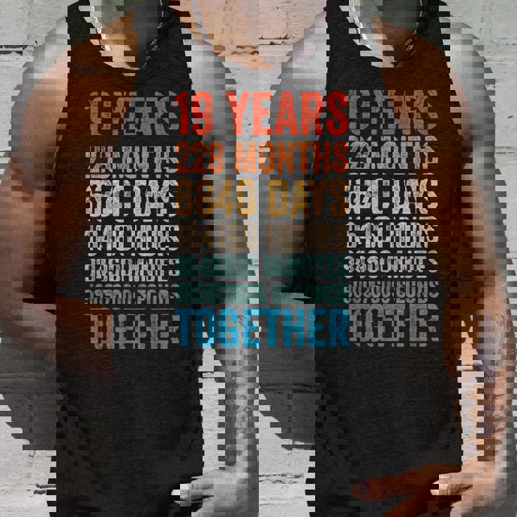 19年目の記念日 彼 彼女 カップル 19回目の結婚 タンクトップ 彼への贈り物