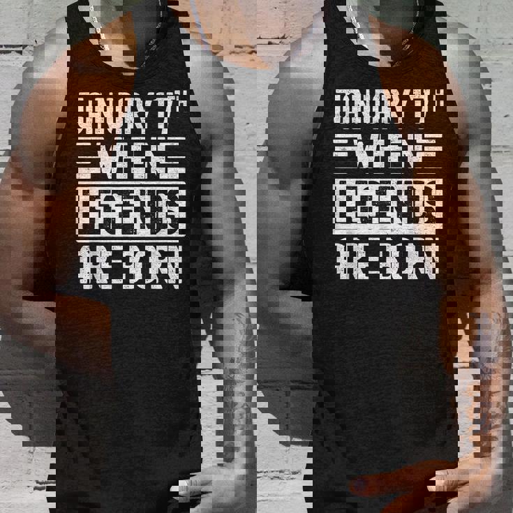 1月17日 誕生日 1月17日 誕生日プレゼント タンクトップ 彼への贈り物