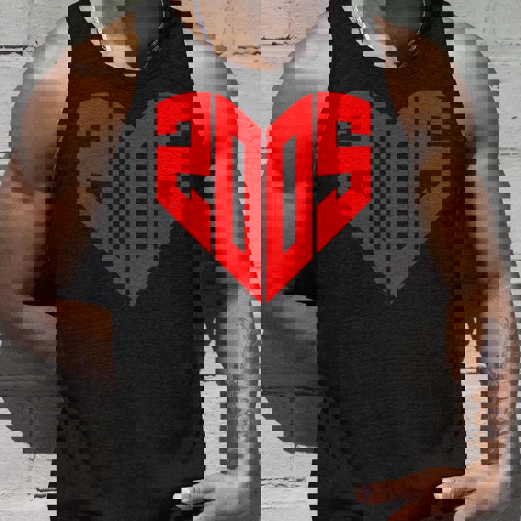 2005 ハート・ヴィンテージ 2005年 ハートの形 20歳の誕生日に愛を込めて タンクトップ 彼への贈り物