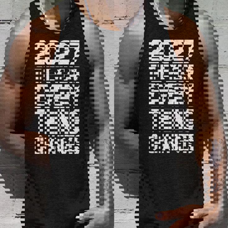 2027 すべてが変わる年 タンクトップ 彼への贈り物