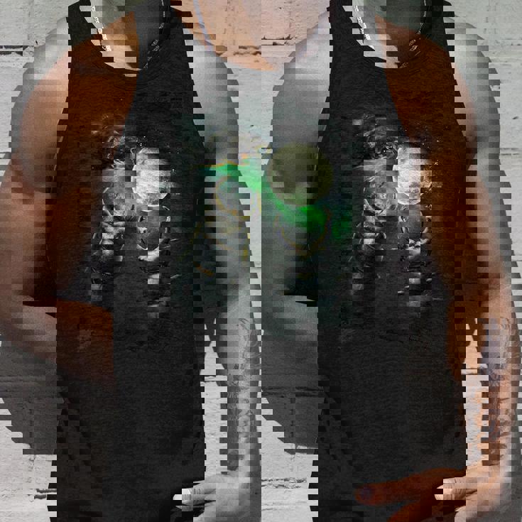 3 サイ クワガタ カブトムシ 月 三匹狼 ハウリング タンクトップ 彼への贈り物