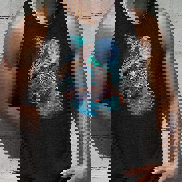 3ムーンヤモリ面白い爬虫類ヒョウトカゲヤモリアートノベルティ タンクトップ 彼への贈り物