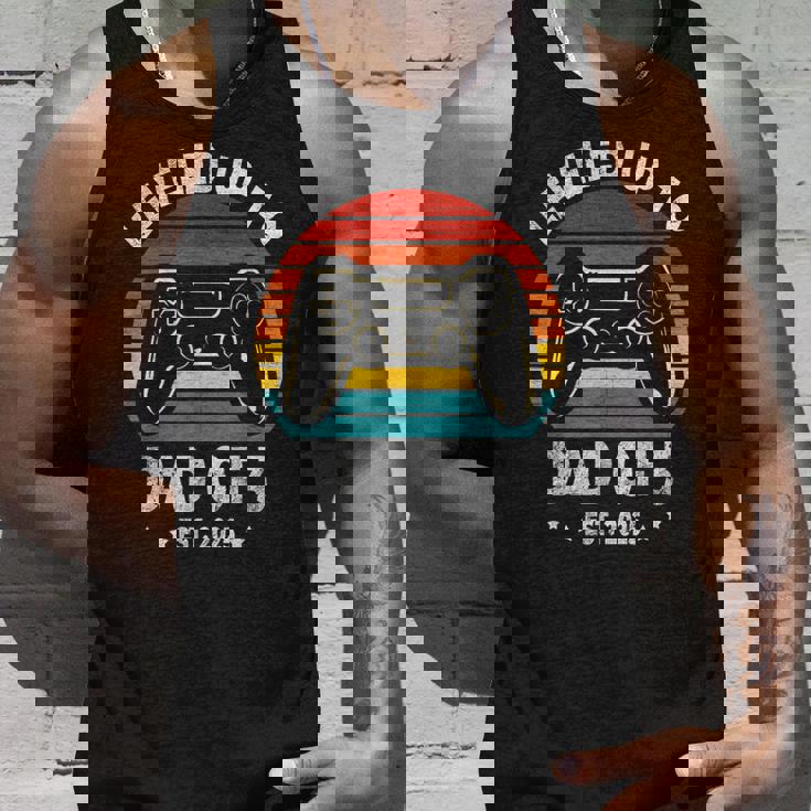 3人のお父さんにレベルアップ 再び3人のパパ 2025 父の日 タンクトップ 彼への贈り物