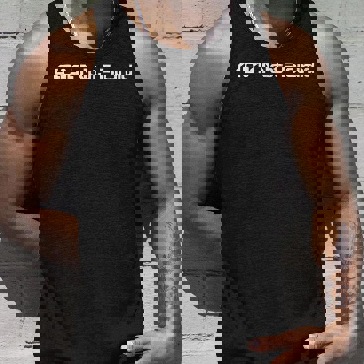 404 Not Found タンクトップ 彼への贈り物