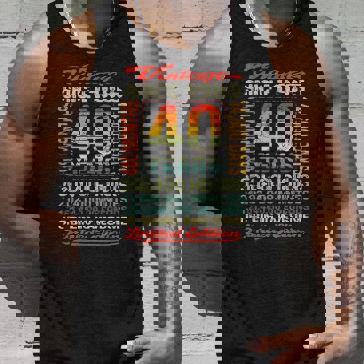 40歳 480ヶ月 すごい生まれ 1985年 40歳の誕生日 タンクトップ 彼への贈り物