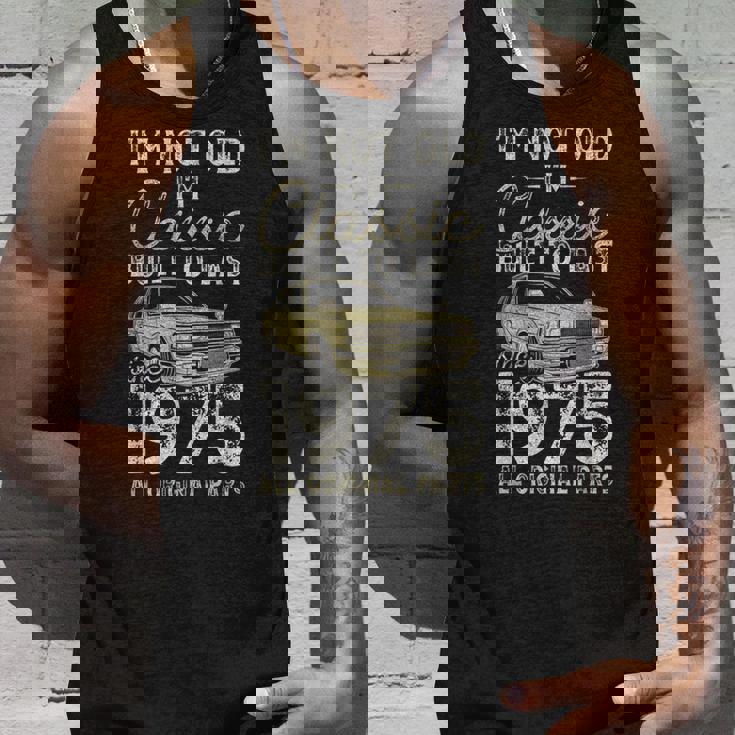 50 歳の誕生日、1975 年以来、クラシックカー、50 歳 タンクトップ 彼への贈り物