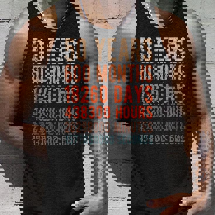 50歳 50歳 誕生日 記念日 黄金 結婚記念日 タンクトップ 彼への贈り物