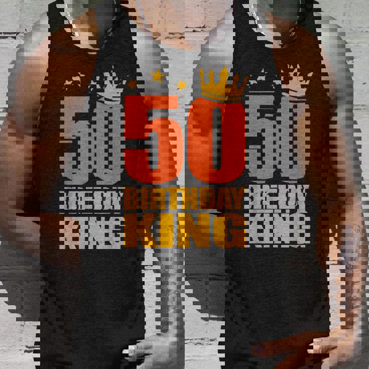 50歳の誕生日 王様 五十五十歳 タンクトップ 彼への贈り物